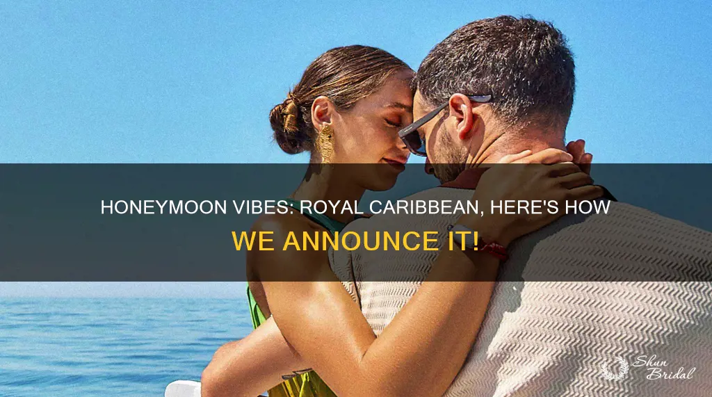 how to tell royal carribbean that it is your honeymoon