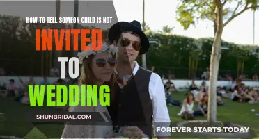 Uninviting Children to Your Wedding: A Delicate Conversation