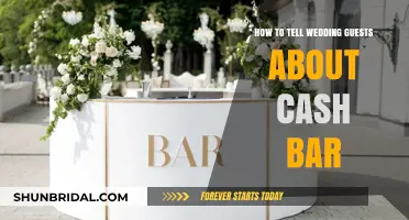 Cash Bar Etiquette: How to Inform Wedding Guests Gracefully