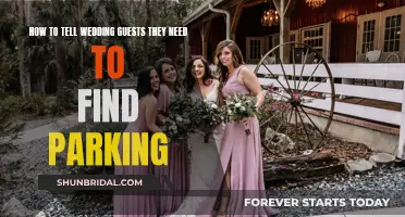 Informing Wedding Guests About Parking Arrangements