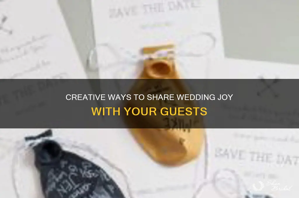 how to tell wedding guests wj