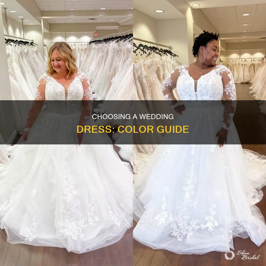 how to tell which color wedding dress to wear