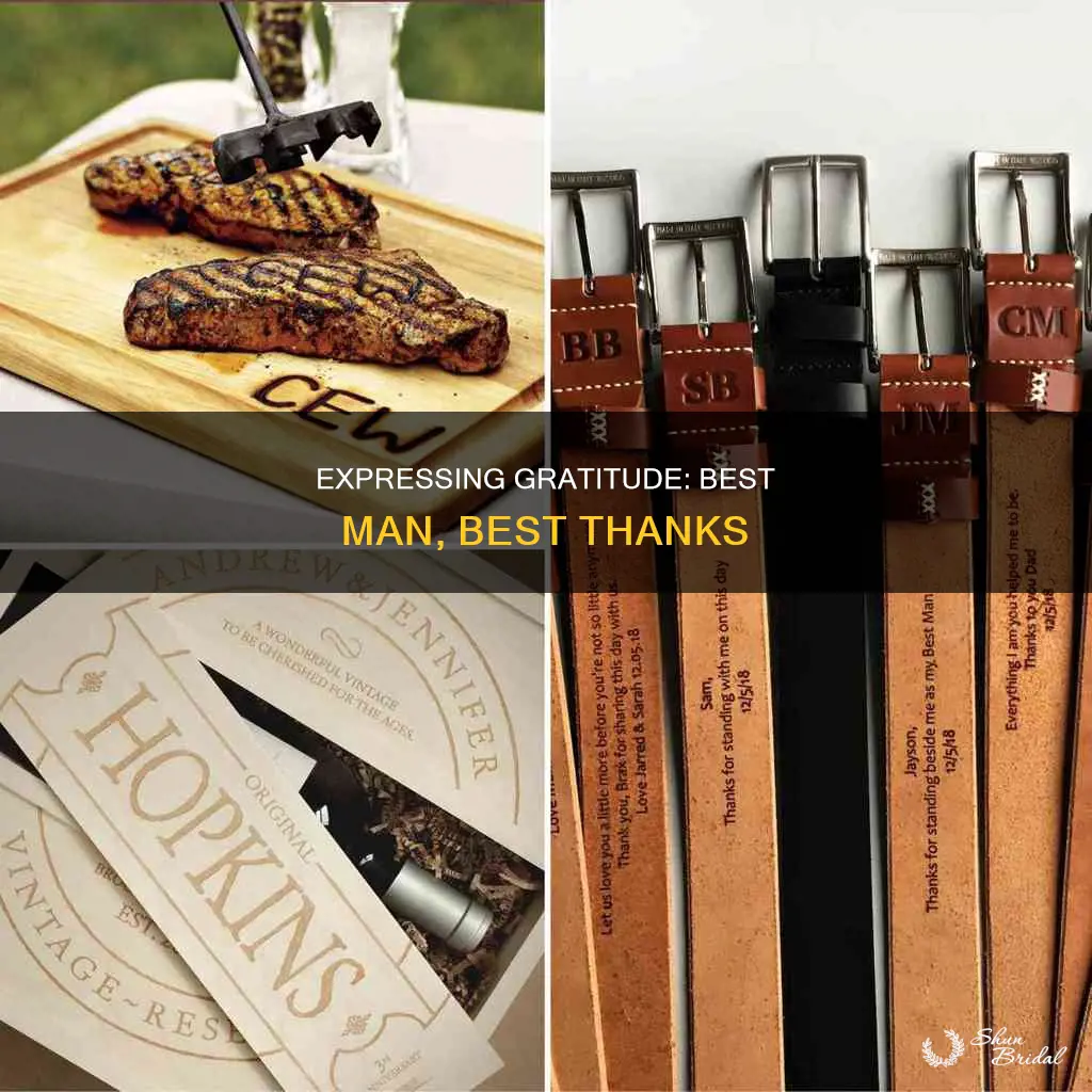 how to thank best man