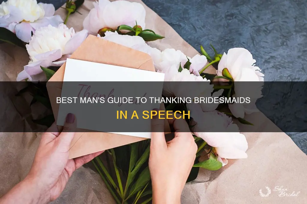 how to thank bridesmaids in best man speech