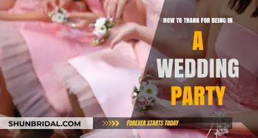 Expressing Gratitude: Thoughtful Ways to Thank Your Wedding Party