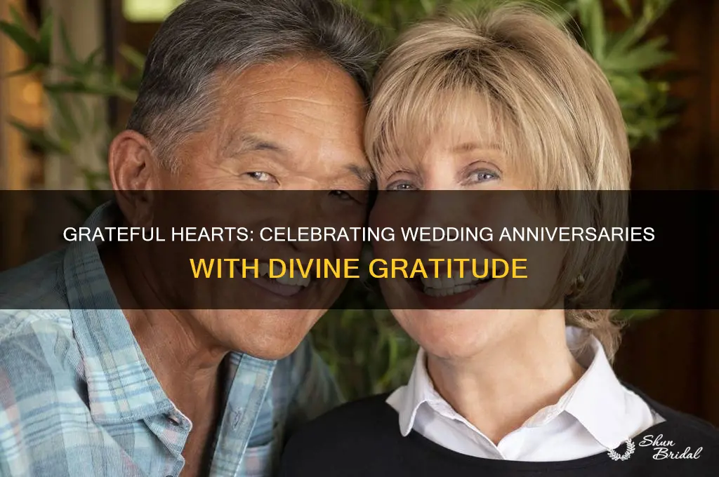 how to thank god for wedding anniversary