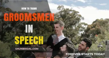 Honoring Your Groomsmen: Crafting a Heartfelt Thank-You Speech