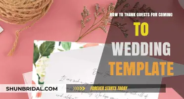 Heartfelt Ways to Thank Wedding Guests: Templates and Tips