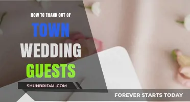 Thoughtful Ways to Thank Out-of-Town Wedding Guests for Traveling