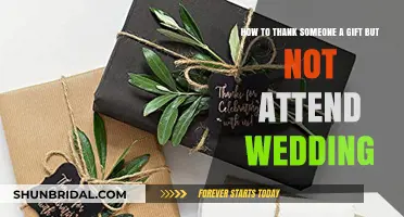 Grateful Gestures: How to Thank for a Wedding Gift When You Can't Attend