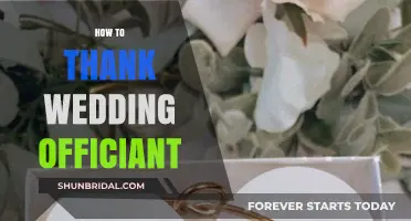 Thoughtful Ways to Express Gratitude to Your Wedding Officiant