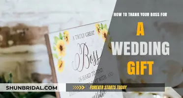Expressing Gratitude: How to Thank Your Boss for a Wedding Gift