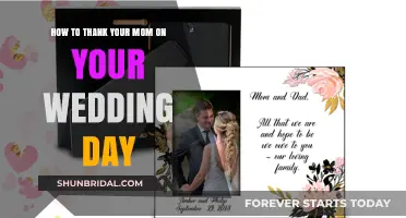 Honoring Mom: Heartfelt Ways to Thank Her on Your Wedding Day