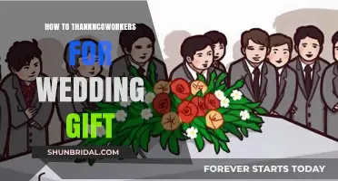 Thoughtful Ways to Express Gratitude for Your Coworkers' Wedding Gifts