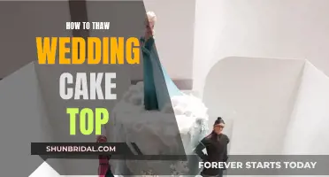 Thawing Your Frozen Wedding Cake Top: Quick Tips