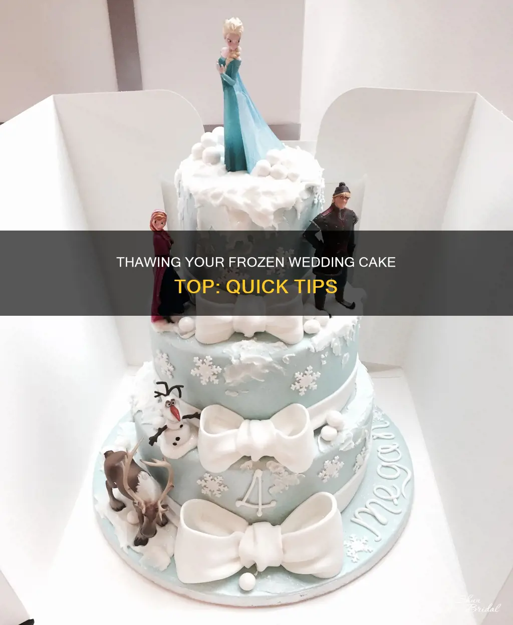 how to thaw wedding cake top