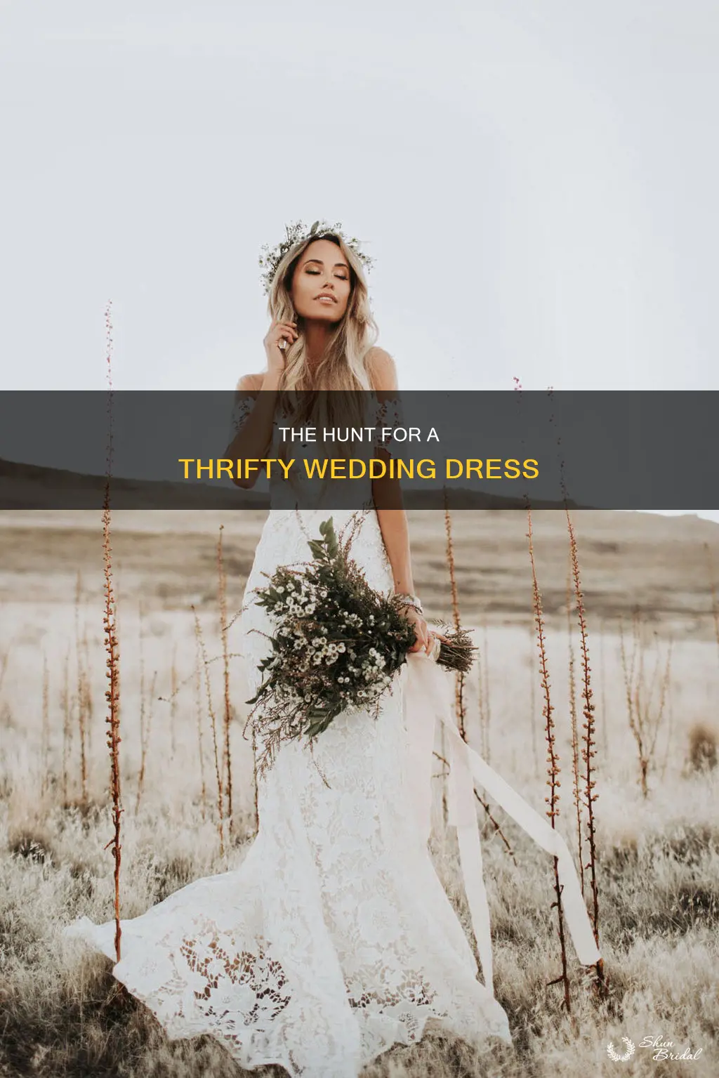 how to thrift a wedding dress