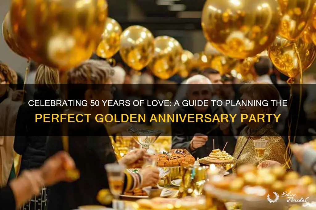 how to throw a 50th wedding anniversary party