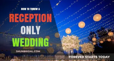 Planning a Reception-Only Wedding: A Guide