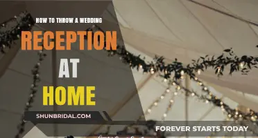 Planning a Wedding Reception at Home? Here's How