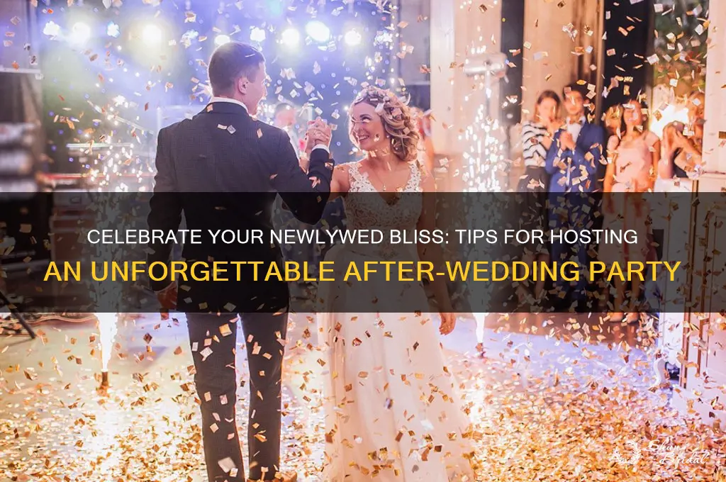 how to throw an after wedding party