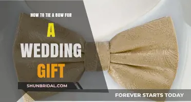 Elegant Wedding Gift Bow Tying: A Step-by-Step Guide for Perfection