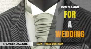 The Perfect Wedding Cravat: Tying the Knot in Style