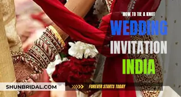 Knot-tying Wedding Invitation Etiquette for Indian Couples