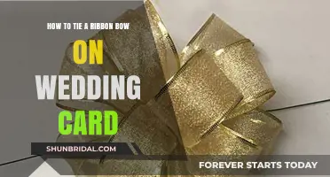 Elegant Ribbon Bow Tutorial for Perfect Wedding Card Embellishments