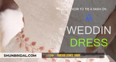 Tying the Knot: Sash Techniques for Wedding Gowns