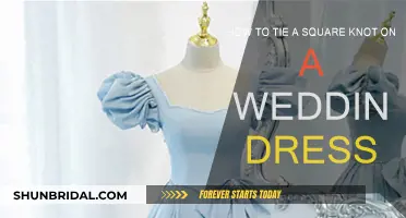 The Perfect Square Knot for Your Wedding Dress