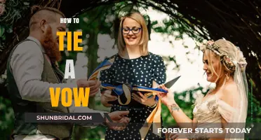 Mastering the Art of Tying a Vow: A Step-by-Step Guide