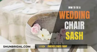The Perfect Wedding Chair Sash: A Step-by-Step Tying Guide
