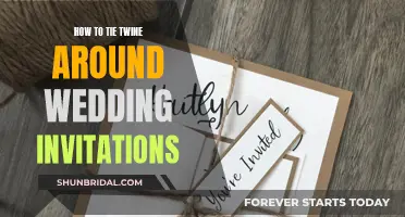 Twine-Tied Wedding Invites: A Step-by-Step Guide to Tying Twine