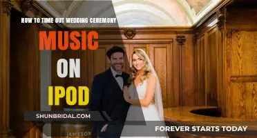 Perfectly Timing Your Wedding Ceremony Music with an iPod