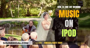 iPod Wedding Music: Timing Your Playlist Perfectly