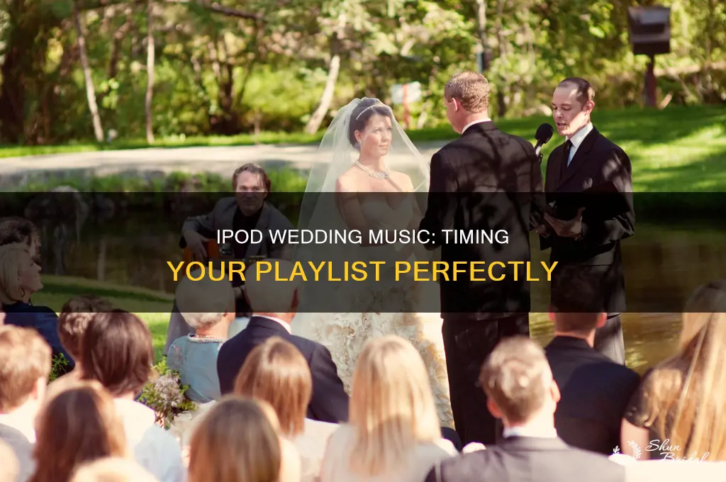 how to time out wedding music on ipod