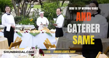 Tipping Etiquette: Wedding Venue and Caterer