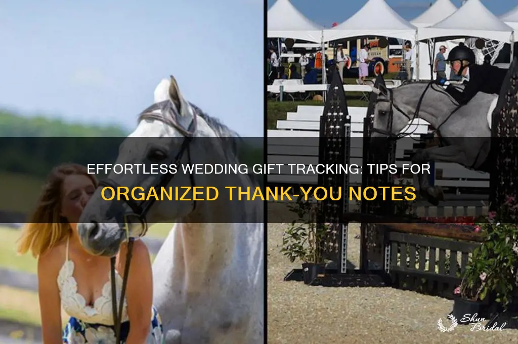 how to track wedding gifts