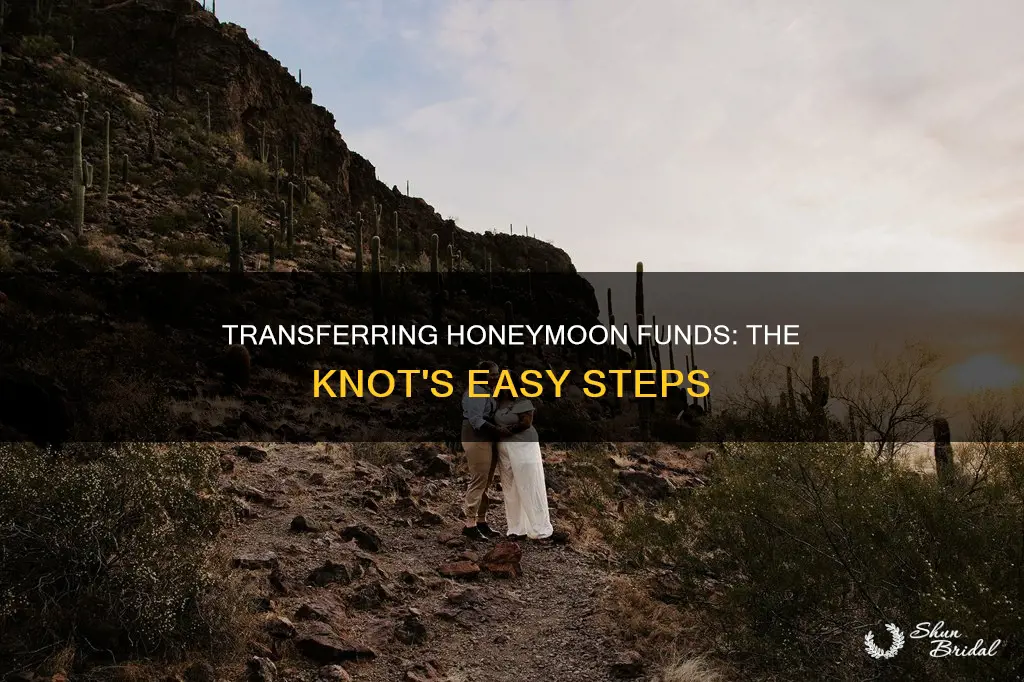 how to transfer honeymoon fund on the knot