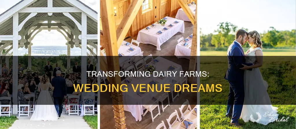 how to transform a dairy farm.into a wedding venue