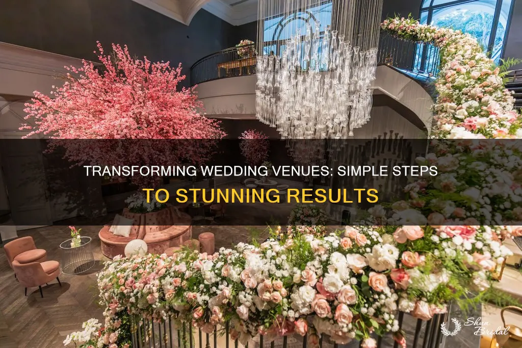 how to transform a wedding venue