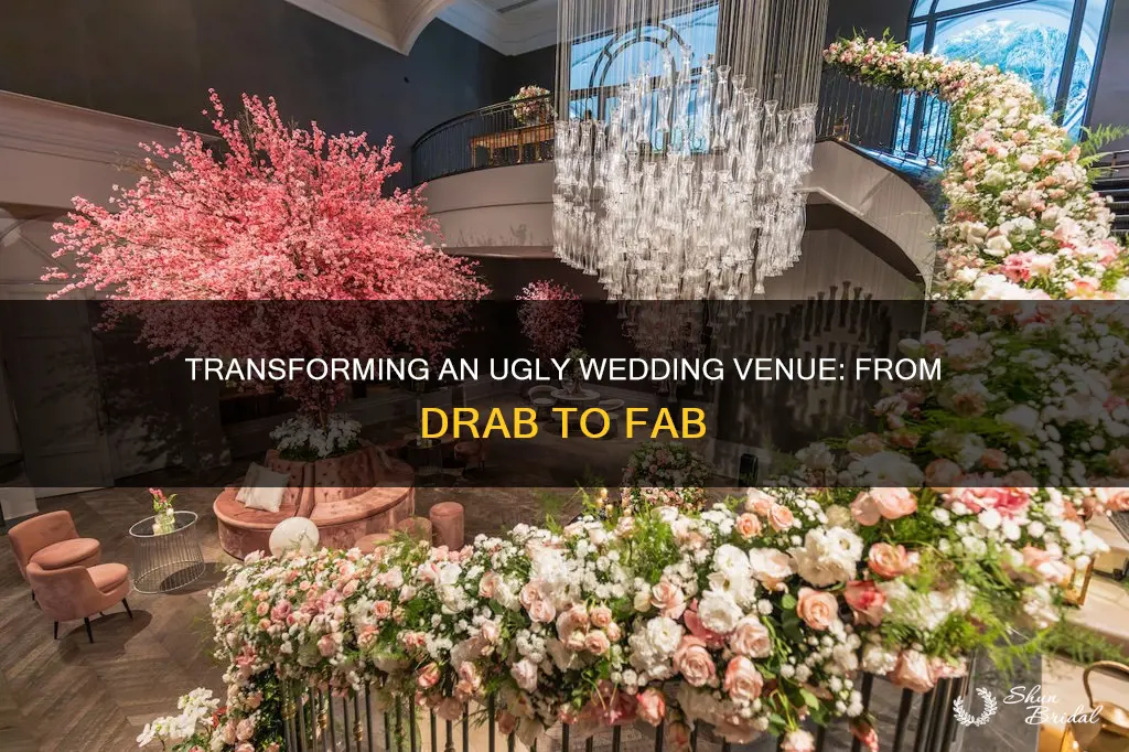 how to transform an ugly wedding venue