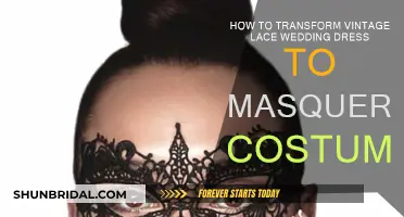 Transforming Vintage Wedding Dresses for Masquerade Balls