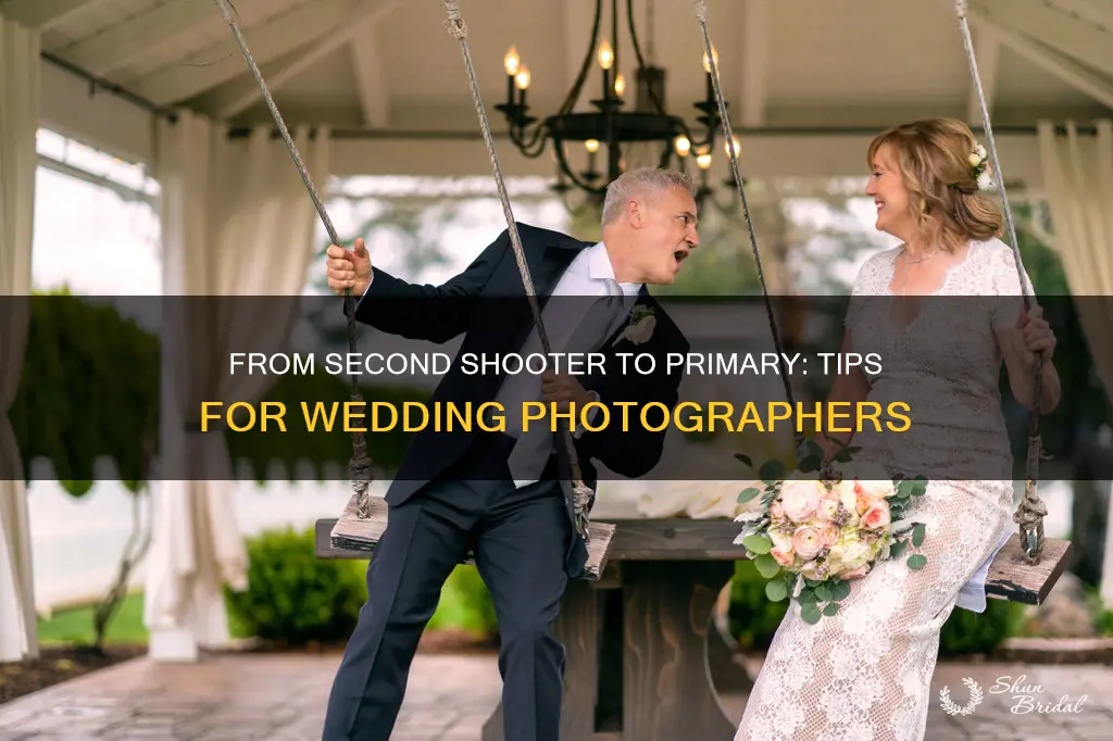 how to transition from second shooter to primary wedding photographer