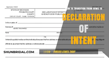 From Vows to Intent: A Guide to Crafting Your Declaration