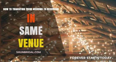 Seamless Switch: Transforming Your Wedding to Reception Venue