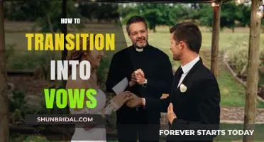 Seamless Vow Transition: Crafting Your Perfect Wedding Commitment Speech
