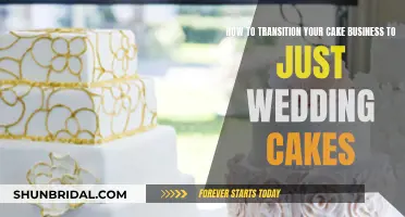 Transitioning Your Cake Business: Wedding Cakes Exclusively