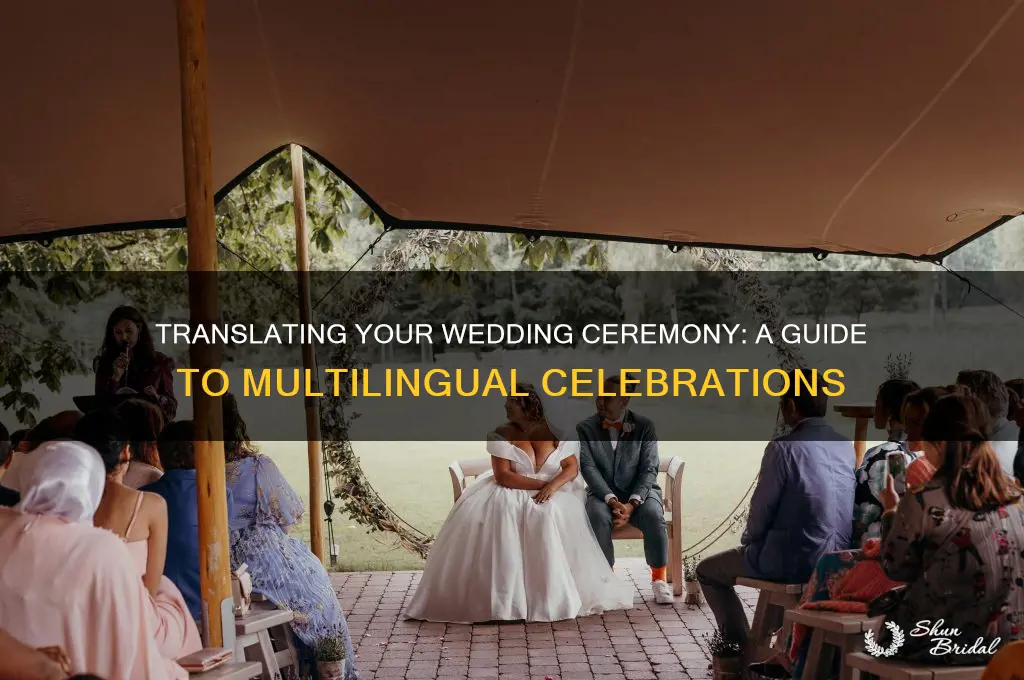 how to translate wedding ceremony